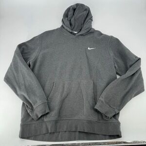 Nike Gray Pullover Hoodie Sweatshirt Men's XL Therma Fit